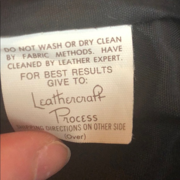 Vakko Black Leather Skirt - Picture 5 of 5